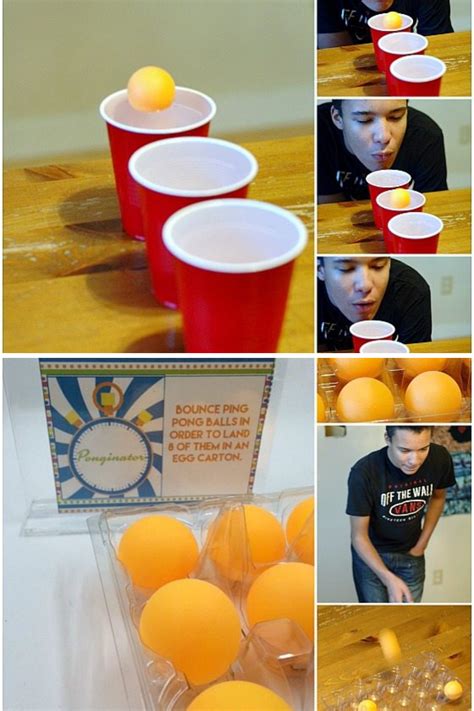 ping pong ball games|Fun Minute to Win It Games with Ping Pong Balls.